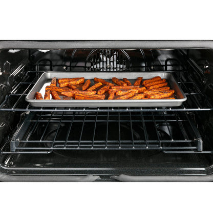 CAFE CES700P4MW2 Cafe 30"" Slide-in Front Control Radiant and Convection Range