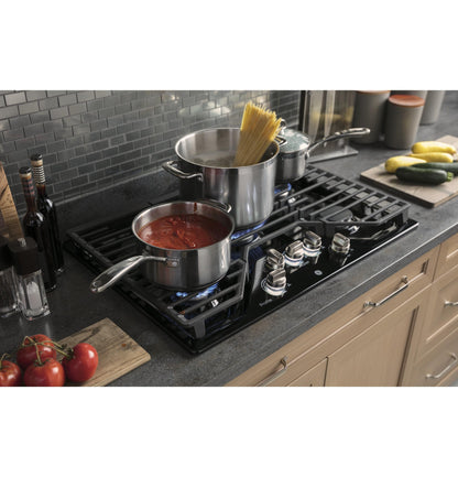 GE APPLIANCES PGP7030DLBB GE Profile Series 30"" Built-in Gas Cooktop