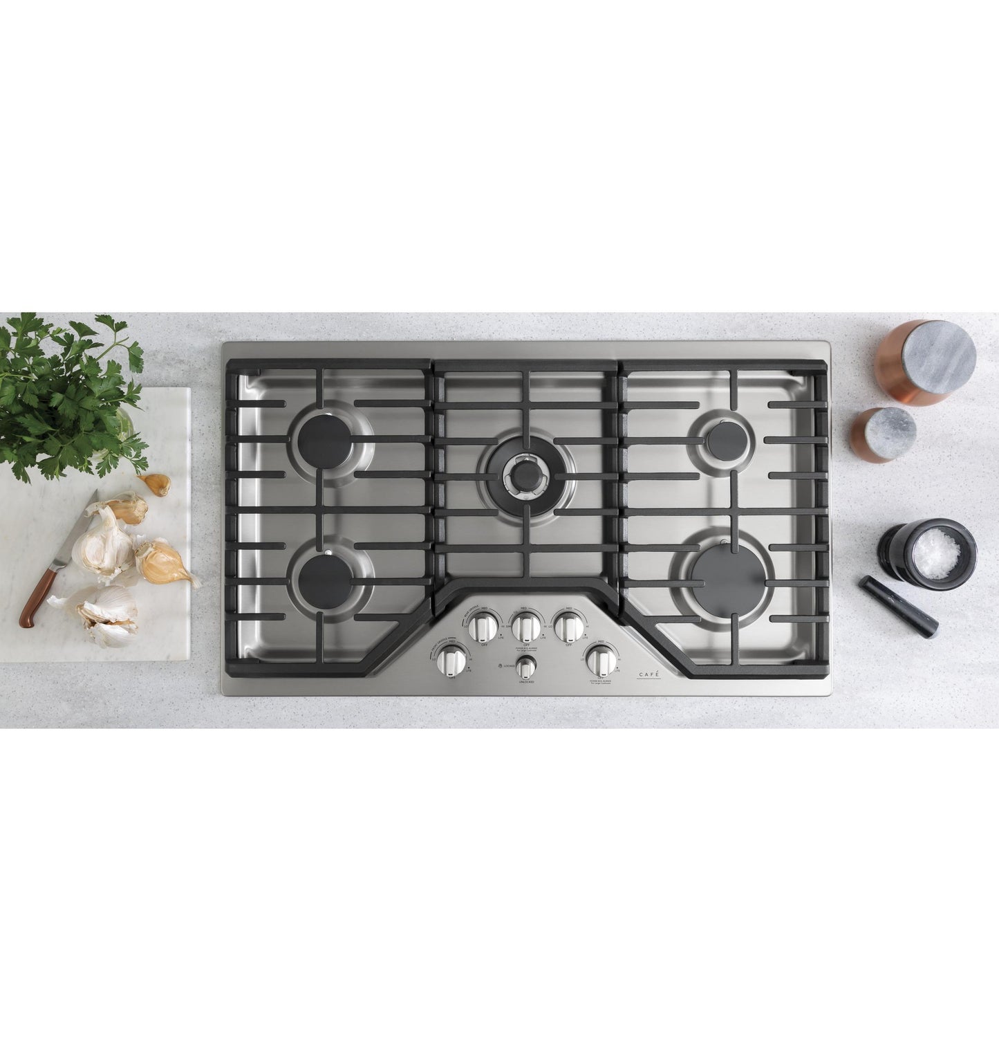 CAFE CGP95362MS1 Cafe Cafe 36"" Built-in Gas Cooktop