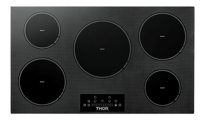 THOR KITCHEN TIH36 Thor Kitchen 36 Inch Built-in Induction Cooktop With 5 Elements