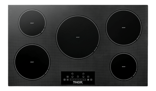 THOR KITCHEN TIH36 Thor Kitchen 36 Inch Built-in Induction Cooktop With 5 Elements
