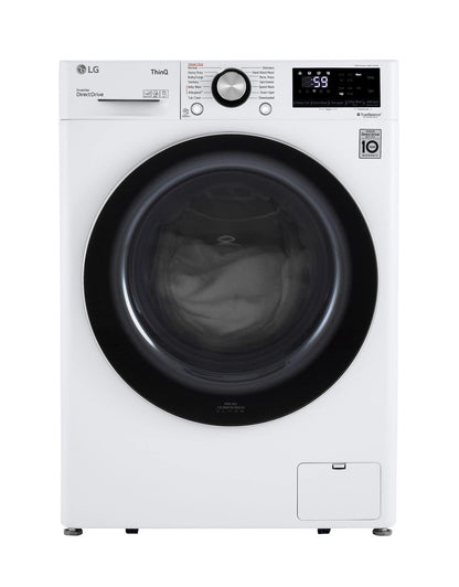 LG WM1455HWA 2.4 CU.FT. Smart Wi-fi Enabled Compact Front Load Washer With BUILT...