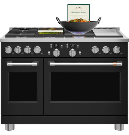CAFE C2Y486P3TD1 Cafe 48"" Smart Dual-fuel Commercial-style Range With 6 BURNER...