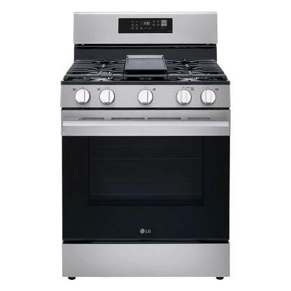 LG LRGN6323Y 6.3 Cu. Ft. Smart Wi-fi Enabled Probake Convection Gas Range WIT...