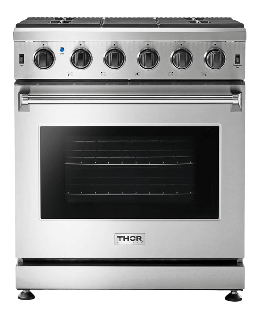 THOR KITCHEN LRG3001ULP Thor Kitchen 30 Inch Gas Range In Stainless Steel - Liquid Propane