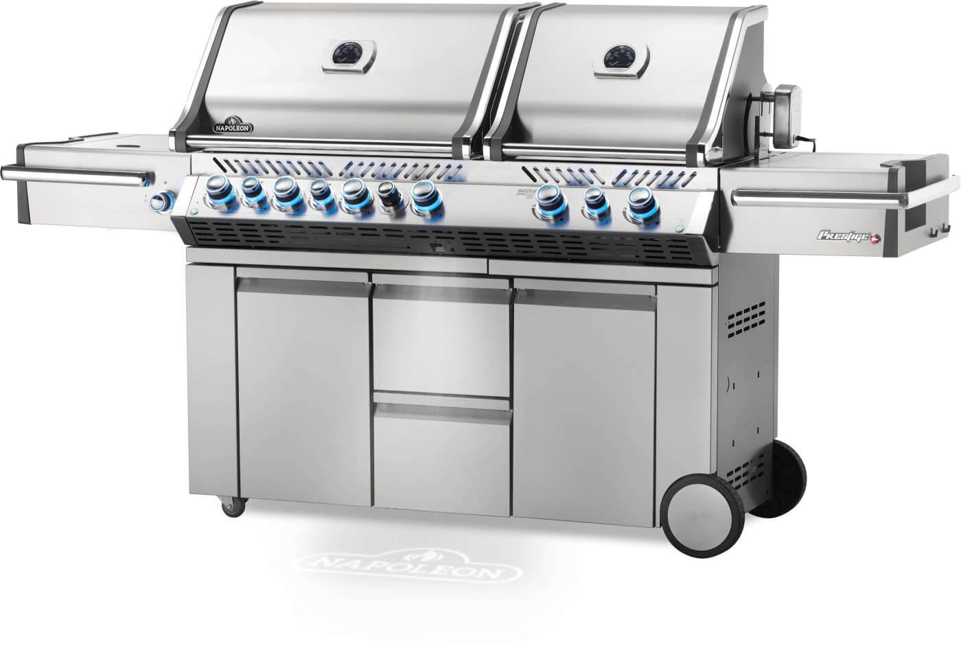NAPOLEON BBQ PRO825RSBIPSS3 Prestige Pro 825 Rsbi Power Side Burner, Infrared Rear & Bottom BUR...