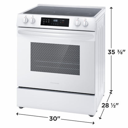 FRIGIDAIRE FCFE3062AW Frigidaire 30"" Front Control Electric Range