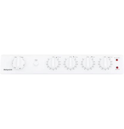 HOTPOINT RAS240DMWW Hotpoint 24"" Electric Free-standing Front-control Range