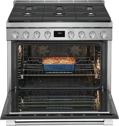 FRIGIDAIRE PCFD3670AF Frigidaire Professional 36"" Dual-fuel Freestanding Range
