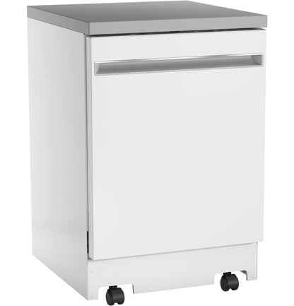 GE APPLIANCES GPT225SGLWW Ge 24"" Portable Dishwasher
