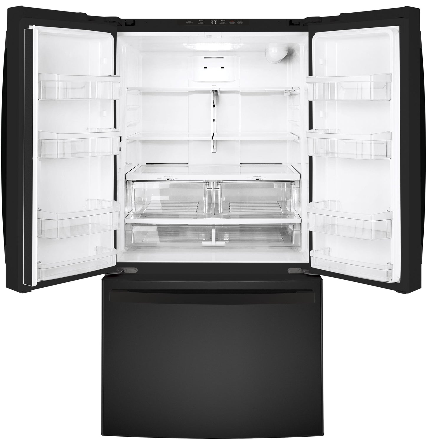 GE APPLIANCES GNE27JGMBB Ge Energy Star 27.0 Cu. Ft. French-door Refrigerator