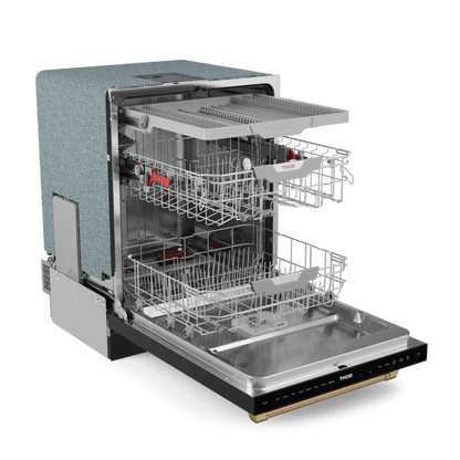 THOR KITCHEN DW24X8BA00BRZ 24 Inch Dishwasher Stainless Black/bronze | Gordon Ramsay Series - ...