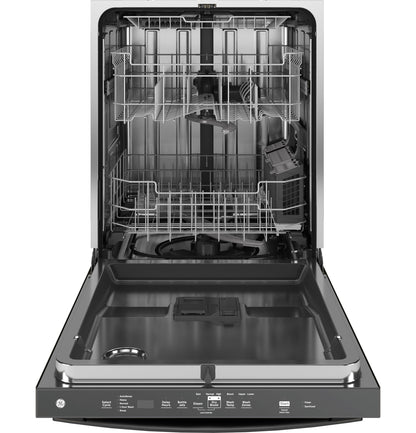 GE APPLIANCES GDT670SGVBB Ge Top Control With Stainless Steel Interior Dishwasher With SAN...