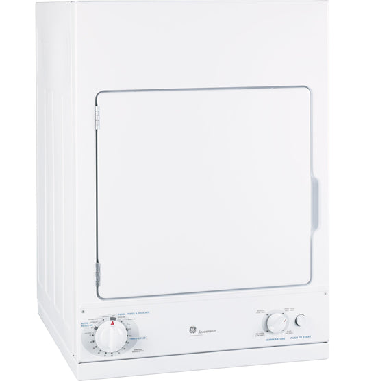 GE APPLIANCES DSKS433EBWW GE Appliances Spacemaker 240v Stationary Electric Dryer