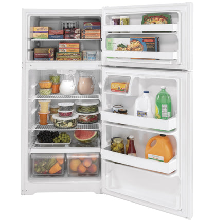 GE APPLIANCES GTE16DTNRWW Ge Energy Star 15.6 Cu. Ft. Top-freezer Refrigerator