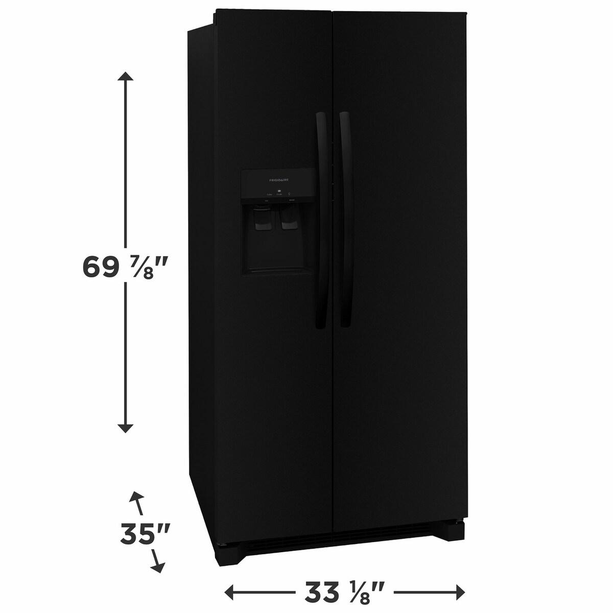 FRIGIDAIRE FRSS2323AB Frigidaire 22.3 Cu. Ft. 33'' Standard Depth Side By Side Refrigerator