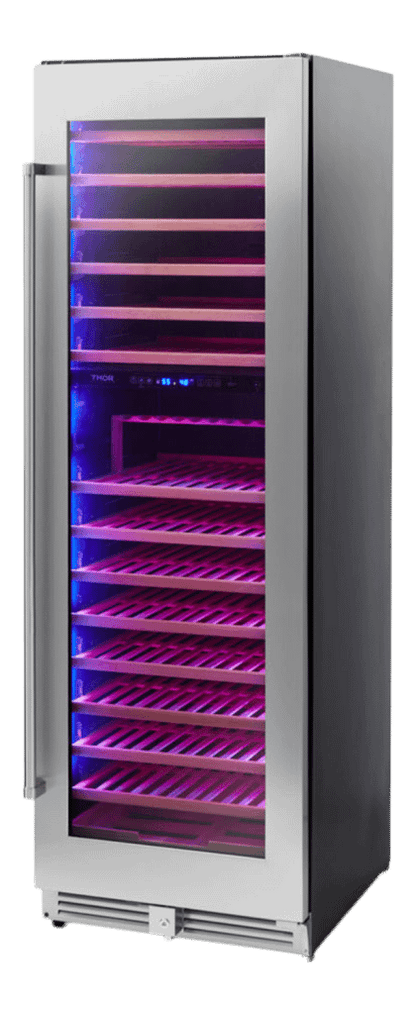 THOR KITCHEN TWC2403DI Thor Kitchen - 162 Bottle Dual Zone Freestanding Wine Cooler