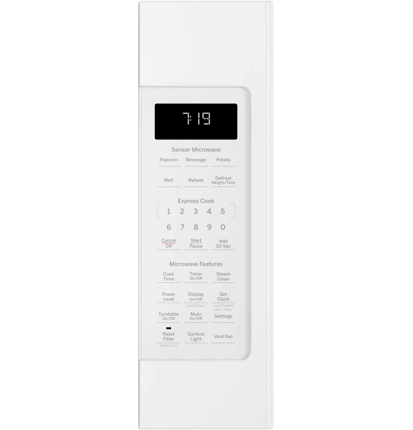 GE APPLIANCES JVM7195DKWW Ge Series 1.9 Cu. Ft. Over-the-range Sensor Microwave Oven