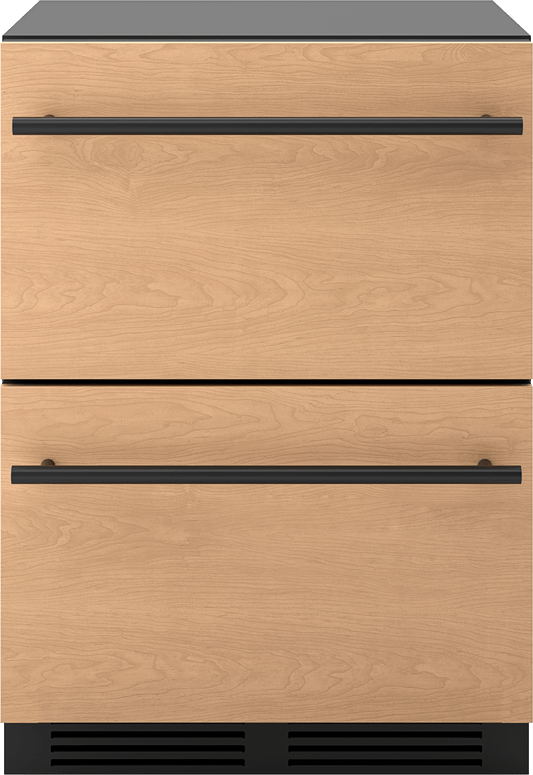 ZEPHYR PRRD24C2AP Zephyr 24"" Panel Ready Dual Zone Refrigerator Drawers