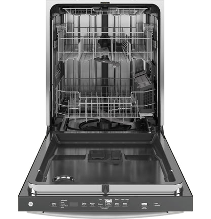 GE APPLIANCES GDT670SGVWW Ge Top Control With Stainless Steel Interior Dishwasher With SAN...