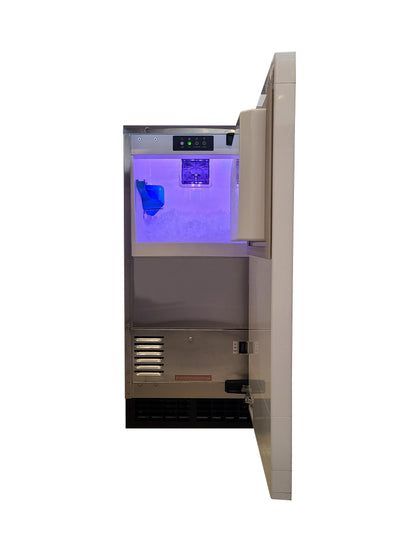 XO APPLIANCE XOUIM1585NOP XO Appliance 15 In Nugget Ice Maker Panel Ready W Pump