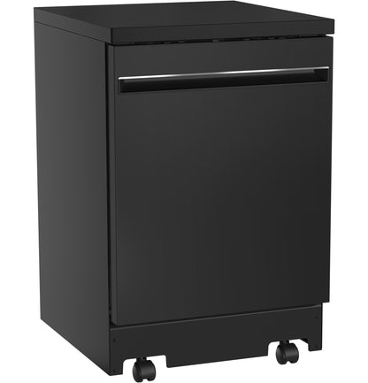 GE APPLIANCES GPT225SGLBB Ge 24"" Portable Dishwasher