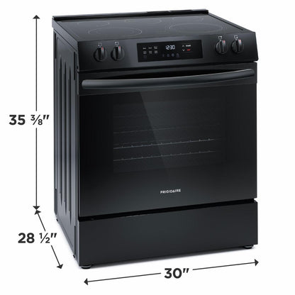 FRIGIDAIRE FCFE3062AB Frigidaire 30"" Front Control Electric Range