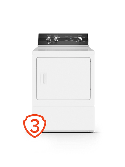 SPEED QUEEN DR3004WE Dr3 Sanitizing Electric Dryer With Extended Tumble | 3-year Warranty