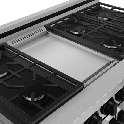 THOR KITCHEN RSG48EBLK 48 Inch Professional Gas Range With Tilt Panel Touch Control In STA...