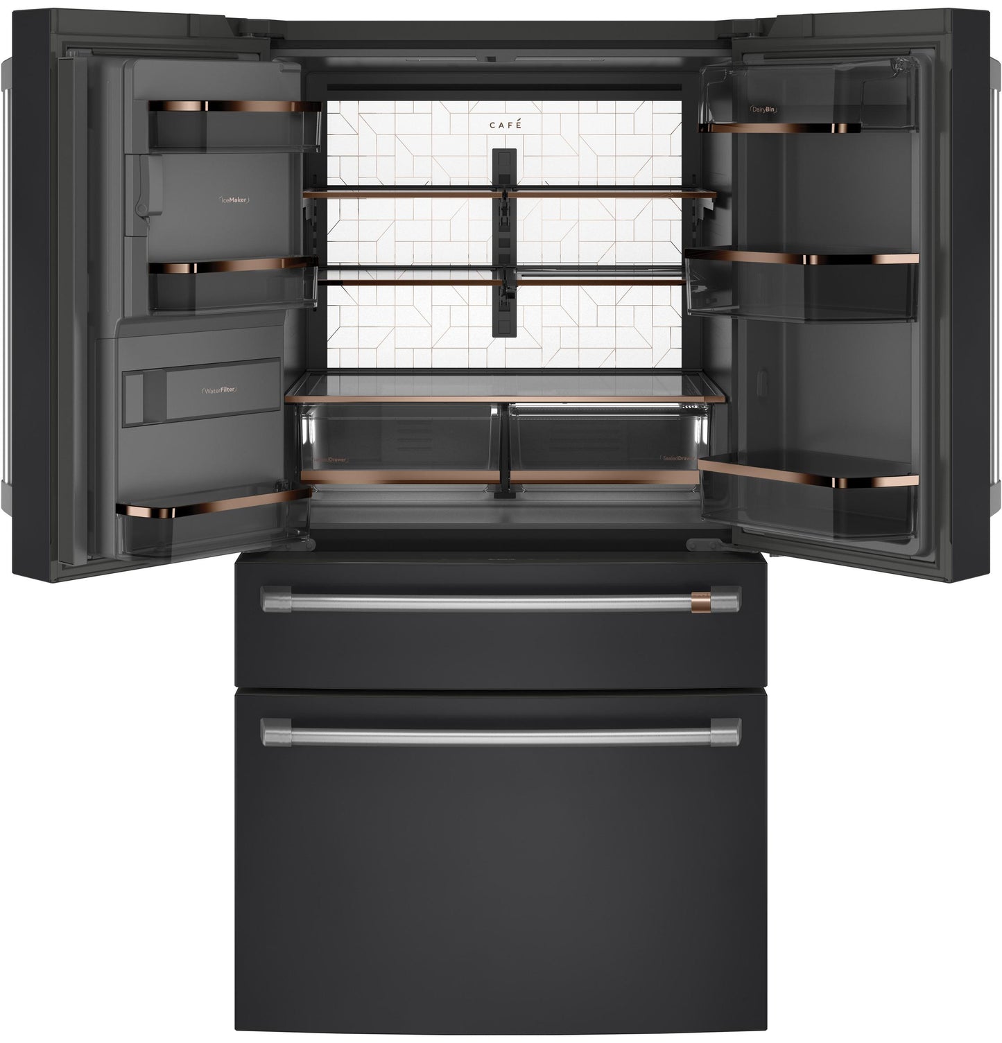 CAFE CVE28DP3ND1 Cafe Energy Star  27.6 Cu. Ft. 4- Door French-door REFRIGE...