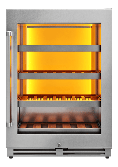 THOR KITCHEN TWC24UL 24 Inch Single Zone Wine Cooler, 45 Wine Bottle Capacity - Twc24ul ...
