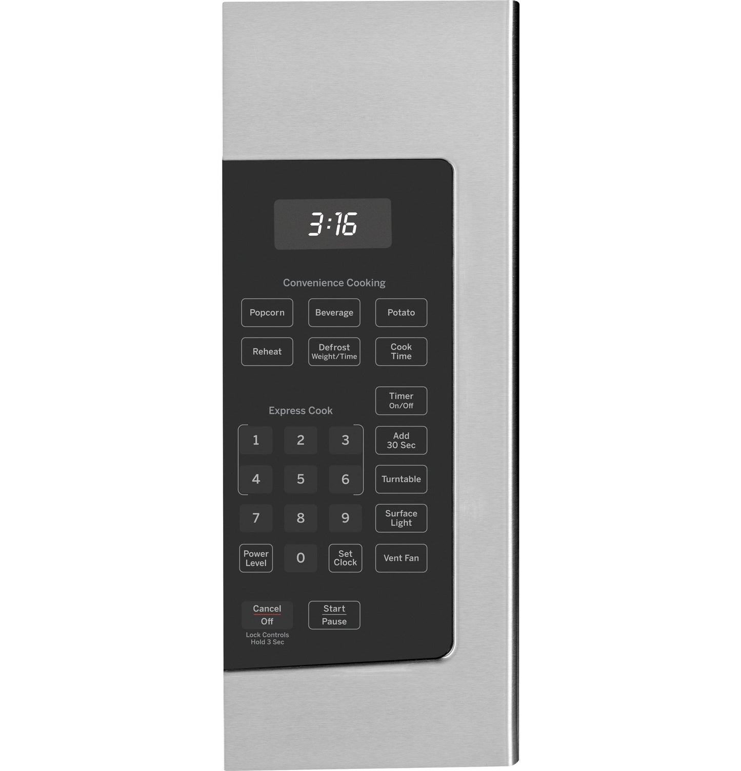 GE APPLIANCES JVM3160RFSS Ge 1.6 Cu. Ft. Over-the-range Microwave Oven