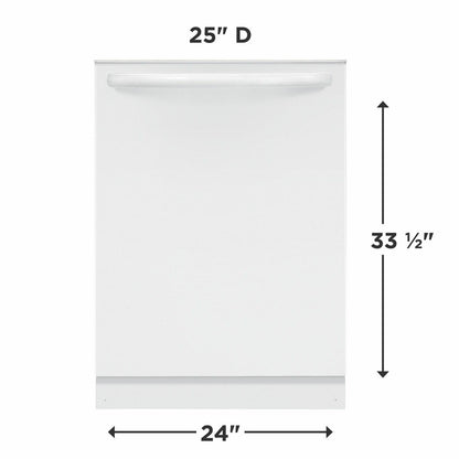 FRIGIDAIRE FDPH4316AW Frigidaire 24"" Built-in Dishwasher