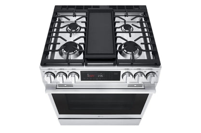 LG LSGL6335X 6.3 Cu Ft. Smart Gas Slide-in Range Probake Convection INSTAVIEW...