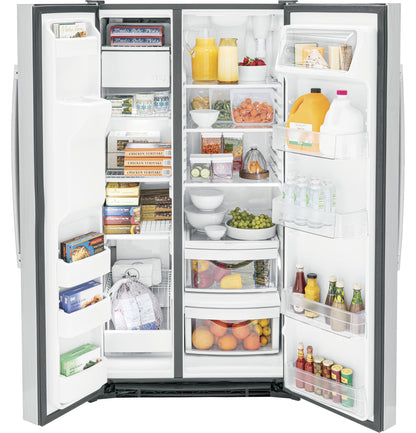 GE APPLIANCES GSE25GYPFS Ge Energy Star 25.3 Cu. Ft. Side-by-side Refrigerator