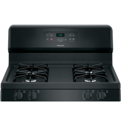 HOTPOINT RGBS400DMBB Hotpoint 30"" Free-standing Standard Clean Gas Range