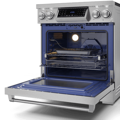 THOR KITCHEN RSE30 30 Inch Professional Electric Range With Tilt Panel Touch Control I...