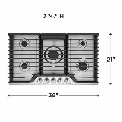 FRIGIDAIRE GCCG3648AS Frigidaire Gallery 36"" Gas Cooktop