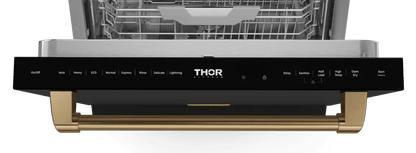 THOR KITCHEN DW24X8BA00BRZ 24 Inch Dishwasher Stainless Black/bronze | Gordon Ramsay Series - ...