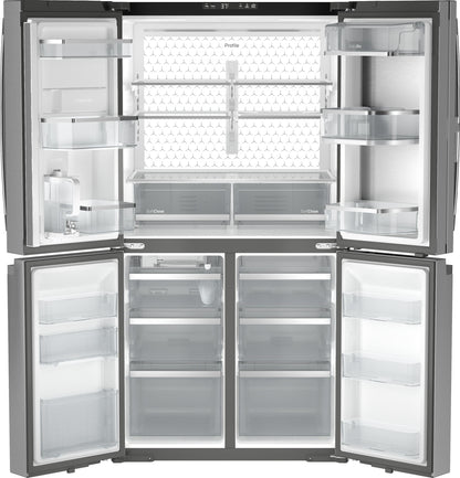 GE APPLIANCES PHD23BYWFS GE Profile Energy Star 22.9 Cu. Ft. Counter-depth Quad-door ...