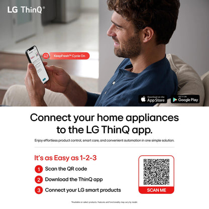 LG WM4000HWA 4.5 Cu. Ft. Ultra Large Capacity Smart Wi-fi Enabled Front Load WAS...