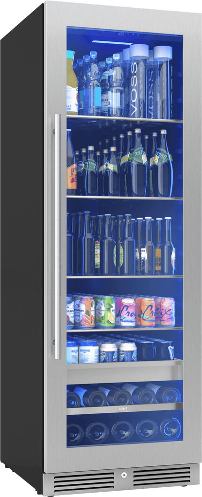 ZEPHYR PRB24F01BG Zephyr 24"" Full Size Single Zone Beverage Cooler
