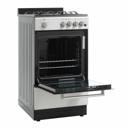 DANBY DR20V1BSSGLP Danby 20"" Wide Gas Range In Stainless Steel