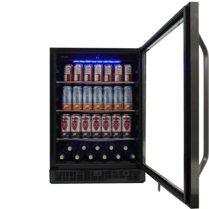 SILHOUETTE SBC057D1BSS Silhouette Riccotta 24"" Single Zone Beverage Center