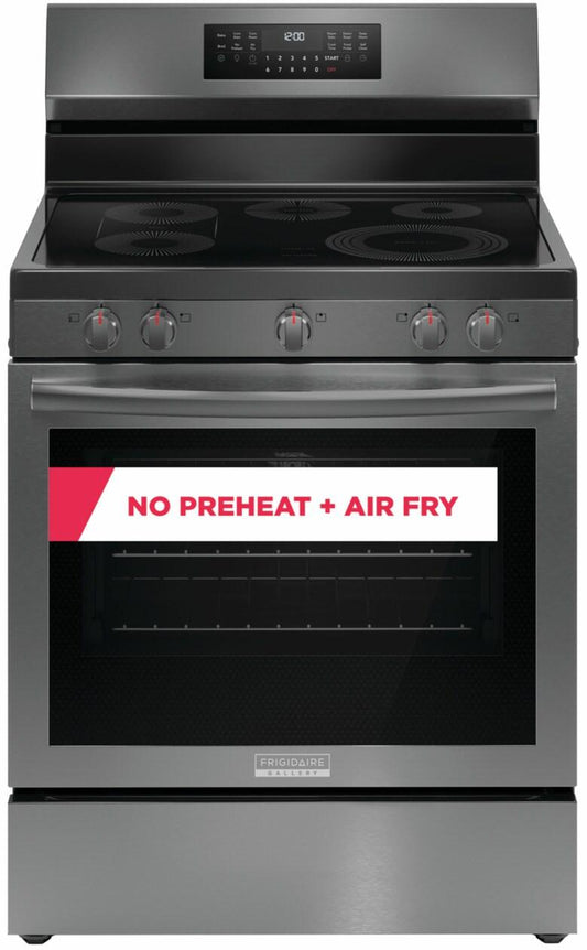 FRIGIDAIRE GCRE3060BD Frigidaire Gallery 30"" Rear Control Electric Range With Total CONVE...