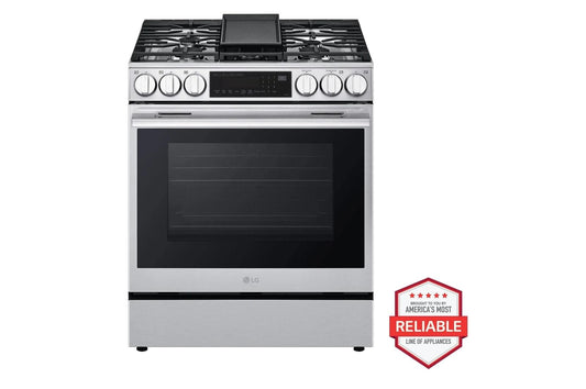 LG LSGL6335X 6.3 Cu Ft. Smart Gas Slide-in Range Probake Convection INSTAVIEW...