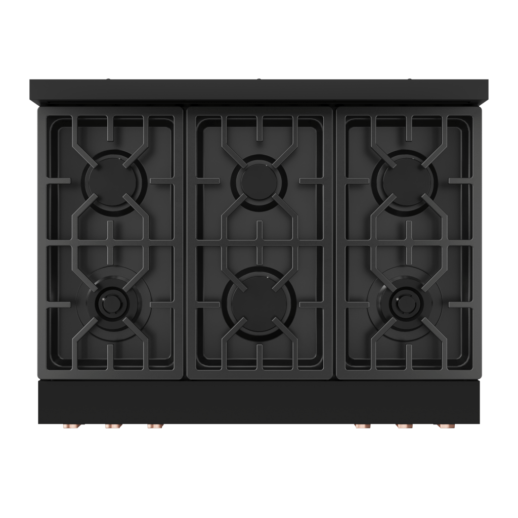 THOR KITCHEN RSG36BRSG 36 Inch Professional Gas Range With Tilt Panel Touch Control In BLA...