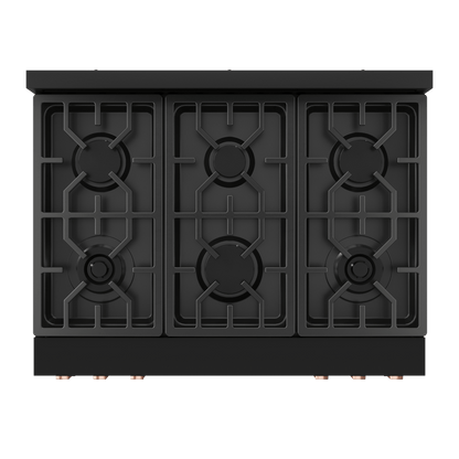 THOR KITCHEN RSG36BRSG 36 Inch Professional Gas Range With Tilt Panel Touch Control In BLA...