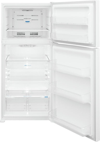 FRIGIDAIRE FFTR2045VW Frigidaire 20.0 Cu. Ft. Top Freezer Refrigerator