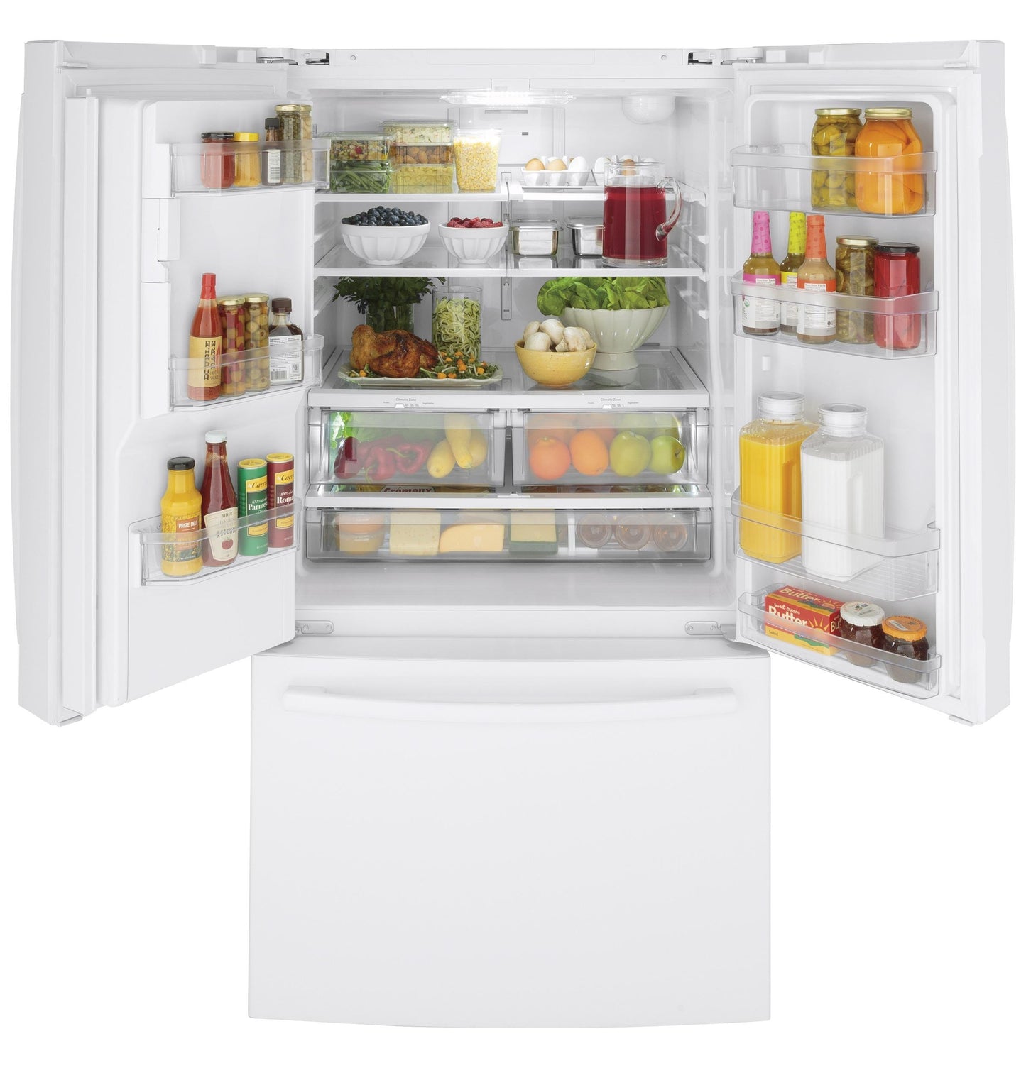 GE APPLIANCES GFE26JGMWW Ge Energy Star 25.6 Cu. Ft. French-door Refrigerator